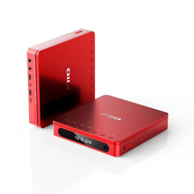 フィーオ FIO-DM13BT-R Bluetooth対応ポータブルCDプレーヤー（Red）FIIO　DM13 BT[FIODM13BTR] 返品種別A_1