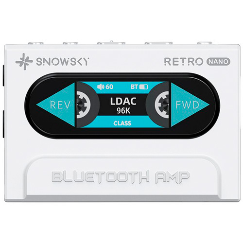 フィーオ FIO-SSRETRONANO-W Bluetoothアンプ（ホワイト）《RETRO NANO》FiiO Snowsky[FIOSSRETRONANOW] 返品種別A