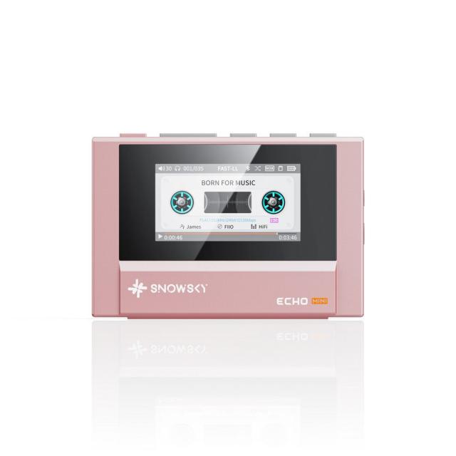 フィーオ デジタルオーディオプレーヤー8GB内蔵メモリ+外部メモリ対応（ピンク） FIIO　Snowsky ECHO MINI Pink FIO-SSEMINI-P返品種別A