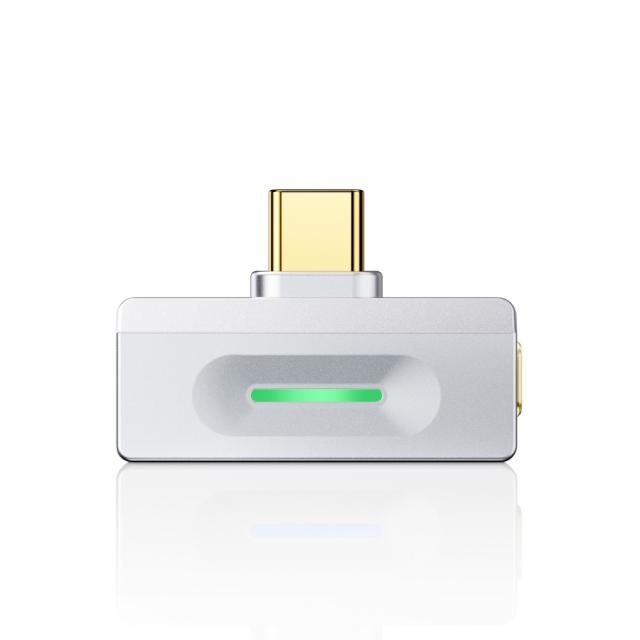 フィーオ FIO-AIRLINK-S Bluetoothトランスミッター（シルバー）《AIR LINK》FiiO[FIOAIRLINKS] 返品種別A