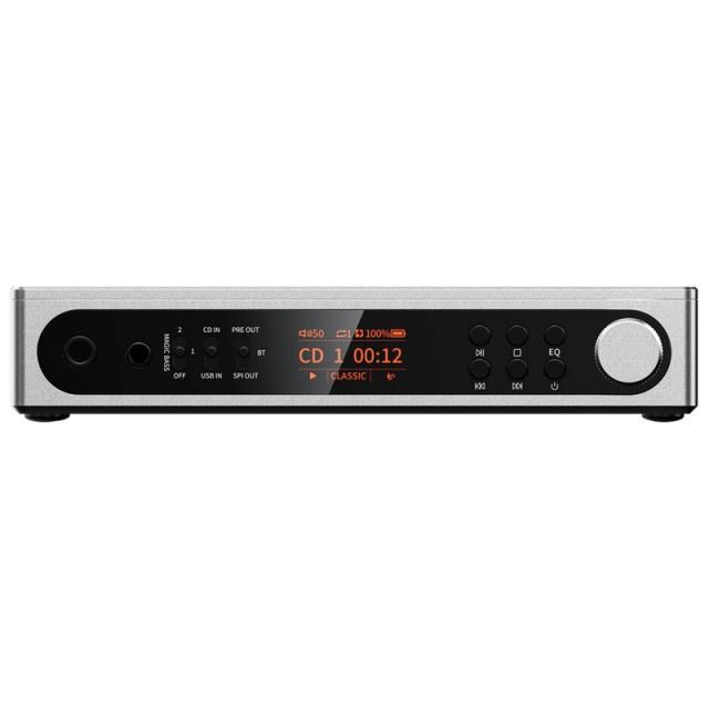 フィーオ FIO-DM15R-S Bluetooth対応ポータブルCDプレーヤー（シルバー）FiiO　DM15 R2R Silver[FIODM15RS] 返品種別A_1