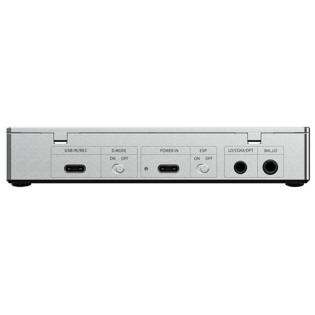 フィーオ FIO-DM15R-S Bluetooth対応ポータブルCDプレーヤー（シルバー）FiiO　DM15 R2R Silver[FIODM15RS] 返品種別A_2