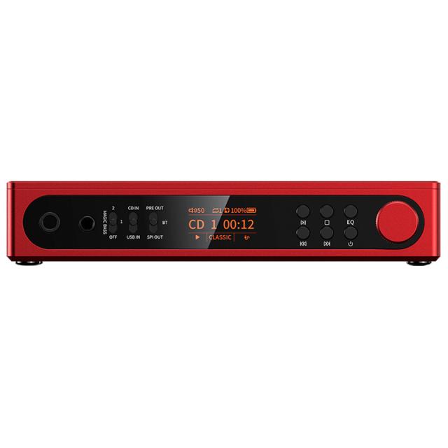 フィーオ FIO-DM15R-R Bluetooth対応ポータブルCDプレーヤー（レッド）FiiO　DM15 R2R Red[FIODM15RR] 返品種別A_1
