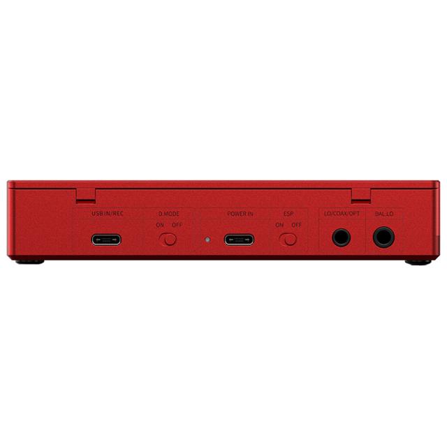 フィーオ FIO-DM15R-R Bluetooth対応ポータブルCDプレーヤー（レッド）FiiO　DM15 R2R Red[FIODM15RR] 返品種別A_2