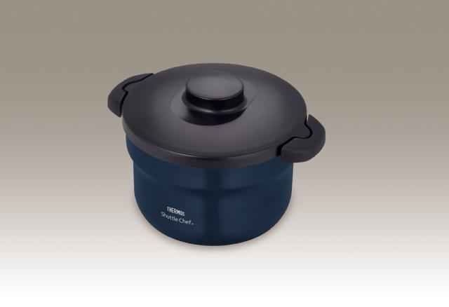 サーモス KBJ-3002-NVY 【IH対応】シャトルシェフ　2.8L　ネイビーTHERMOS[KBJ3002NVY] 返品種別A_1