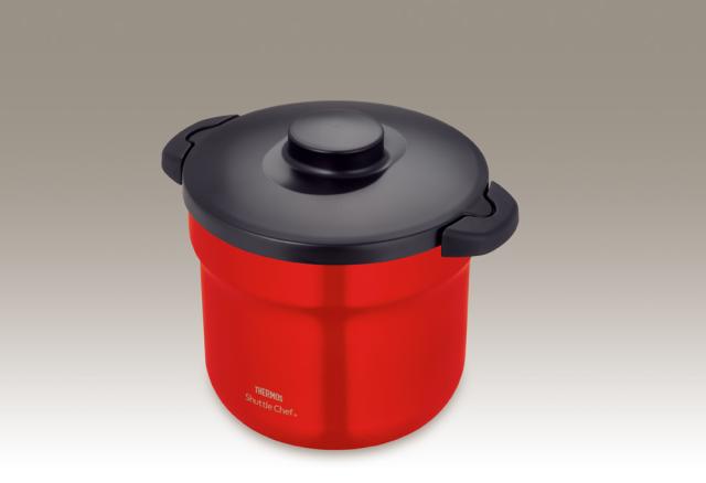 サーモス KBJ-4502-UR 【IH対応】シャトルシェフ　4.3L　アーバンレッドTHERMOS[KBJ4502UR] 返品種別A_1