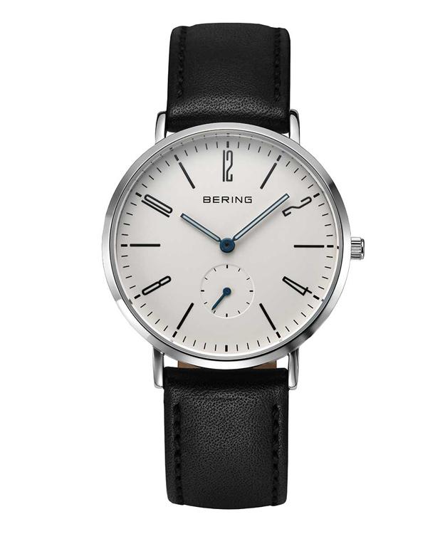 BERING 【国内正規品】Classic Scandinavian Small second ＆ Leather クオーツ　ユニセックスタイプ 14036-404-J返品種別B