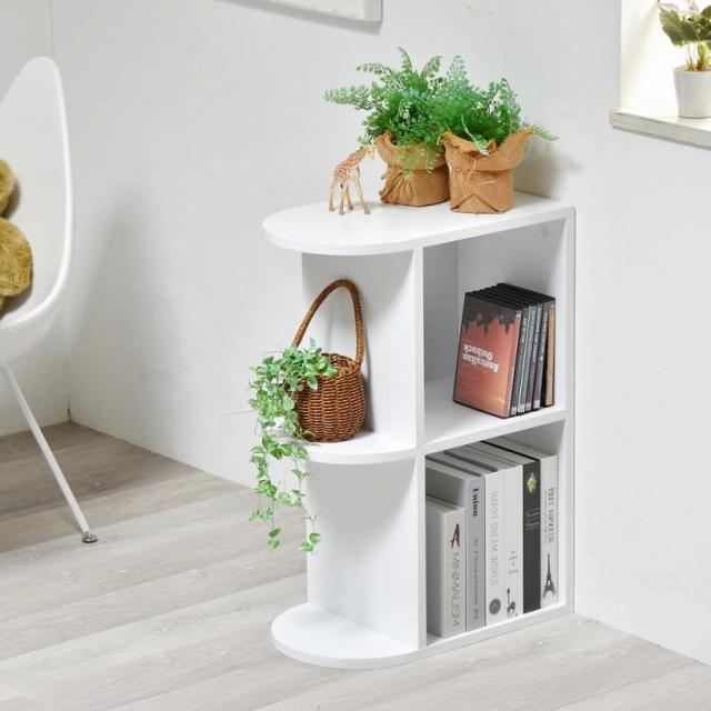 B.Bファニシング BFRC0377MOWHT BF DECO 3段ラック 幅50cm（ホワイト）B.B FURNISHING[BFRC0377MOWHT] 返品種別A