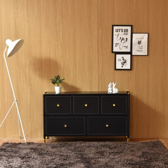 B.Bファニシング ONLS0386MOBLK 収納チェストTidying（ブラック）[ONLS0386MOBLK] 返品種別A