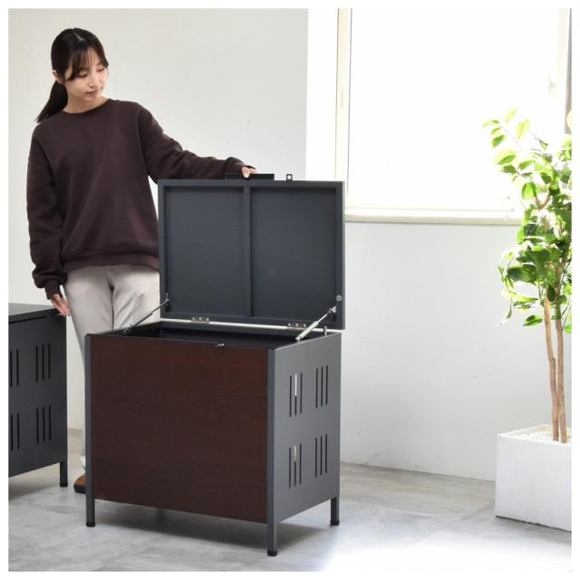 B.Bファニシング ONGS0395KIDGY 屋外ゴミ収納庫 Lucre Sサイズ（ダークグレー）[ONGS0395KIDGY] 返品種別A