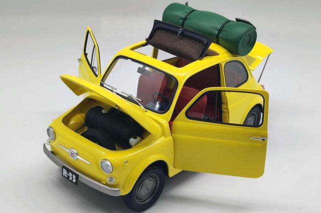 エスワンフォー 1/12 ルパン三世 カリオストロの城 FIAT500【CVS-001】ミニカー 返品種別B_1