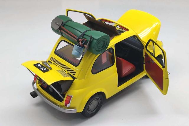 エスワンフォー 1/12 ルパン三世 カリオストロの城 FIAT500【CVS-001】ミニカー 返品種別B_2