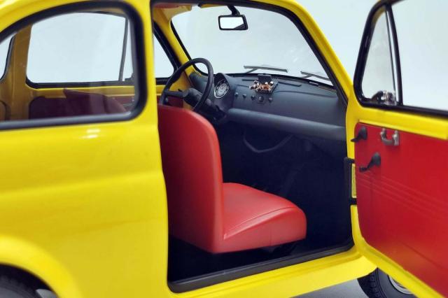 エスワンフォー 1/12 ルパン三世 カリオストロの城 FIAT500【CVS-001】ミニカー 返品種別B_3