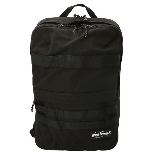 WILD THINGS(ワイルドシングス) BF019856-1A-2A WILD THINGS ワイルドシングス スクエア バックパック（BLACK）[BF0198561A2A] 返品種別A WILD THINGS(ワイルドシングス) BF019856-1A-2A WILD THINGS ワイルド