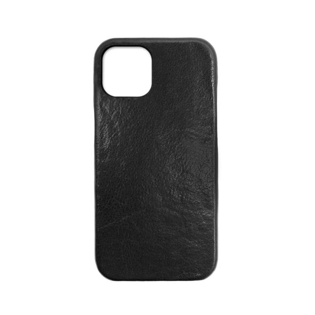 abbi ABS22309I13 iPhone 13用 PIERROT LUX イタリアンレザーバックカバー（ブラック）[ABS22309I13] 返品種別A
