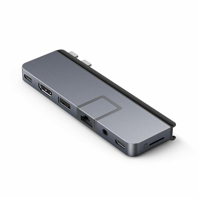 HYPER HP-HD575-G HyperDrive 7in2 USB-Cハブ DUO PRO(Space Gray)[HPHD575G] 返品種別A