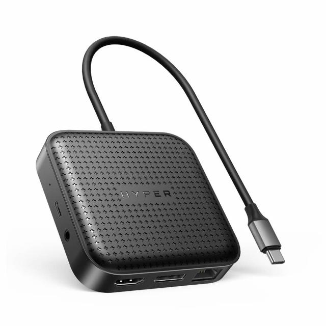 HYPER HP-HD583 HyperDrive USB4 モバイルドック(ブラック)[HPHD583] 返品種別A