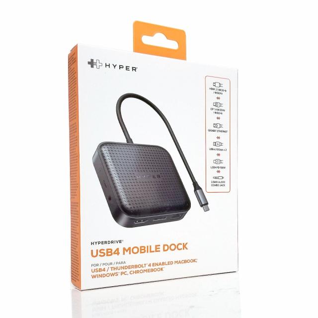 HYPER HP-HD583 HyperDrive USB4 モバイルドック(ブラック)[HPHD583] 返品種別A_4