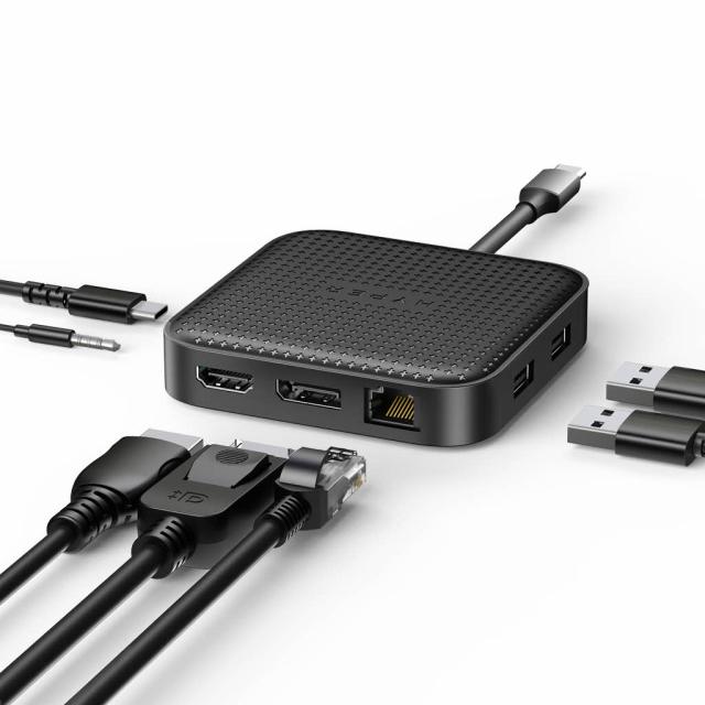 HYPER HP-HD583 HyperDrive USB4 モバイルドック(ブラック)[HPHD583] 返品種別A_6