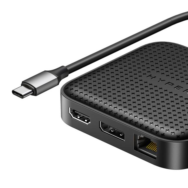 HYPER HP-HD583 HyperDrive USB4 モバイルドック(ブラック)[HPHD583] 返品種別A_8