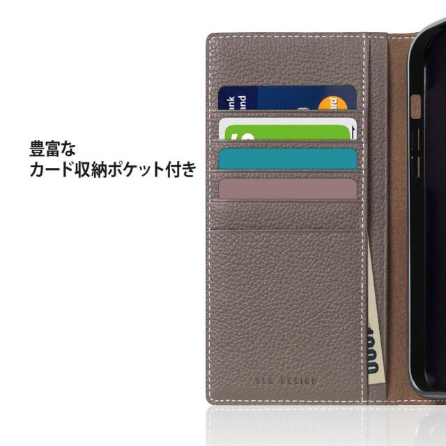 SLG Design SD24342I14MBC iPhone 14 Plus用 手帳型ケース Full Grain Leather Case（ブラウンクリーム）[SD24342I14MBC] 返品種別A_7