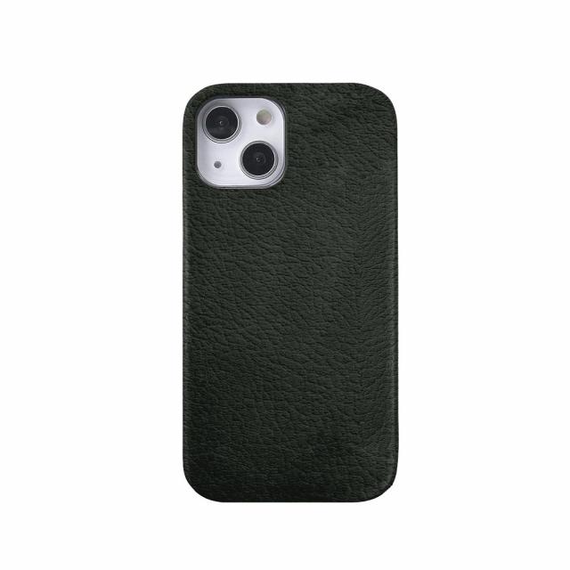 abbi ABS26165I15 iPhone 15用 VINTAGE イタリアンレザー MagSafe対応バックカバー（グリーン）[ABS26165I15] 返品種別A
