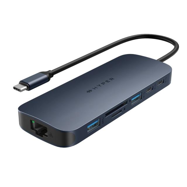 HYPER HP-HD4006GL HyperDrive Next Dual 4K60Hz HDMI 11 Port USB-C ハブ[HPHD4006GL] 返品種別A