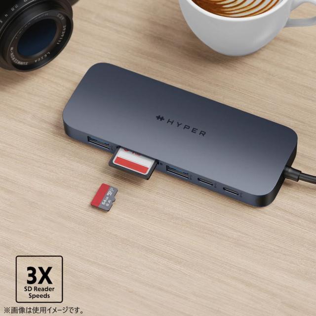 HYPER HP-HD4006GL HyperDrive Next Dual 4K60Hz HDMI 11 Port USB-C ハブ[HPHD4006GL] 返品種別A_5
