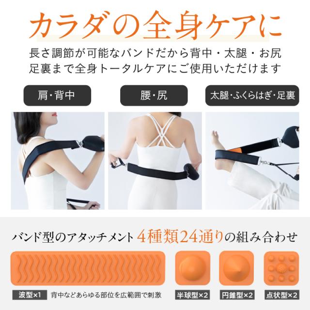 NIPLUX NP-FXU22BK ベルト型筋膜リリースガン(ブラック)NIPLUX FASCIALAX U[NPFXU22BK] 返品種別A_7