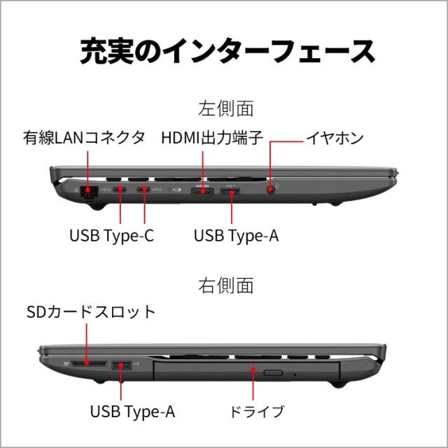 富士通｜FUJITSU FMVA76K3BZ ノートパソコン A76-K3【Joshinオリジナル
