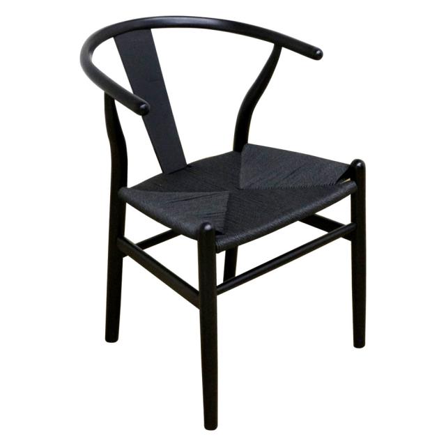 Standard　Chair　2脚セット　座面ナチュラル脚ブラック（NABK） Standard Chair 2脚セット 座面ナチュラル脚ブラック Standard