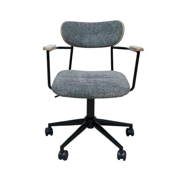 後藤家具物産・大川リビング木工社 OA-KRD-GY モダンでナチュラルなワーキングチェアー グレー[OAKRDGY] 返品種別A_1