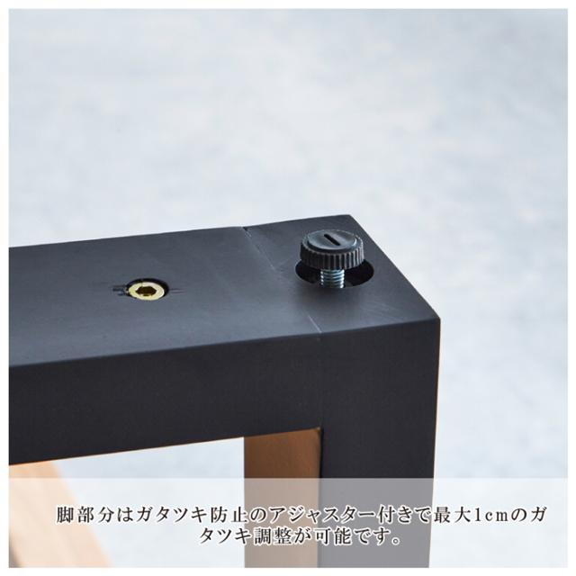 後藤家具物産・大川リビング木工社 幅160cmオークダイニング5点セット（チェアーナチュラル＆ブラック） VT-01-160-5-NABK返品種別B_5