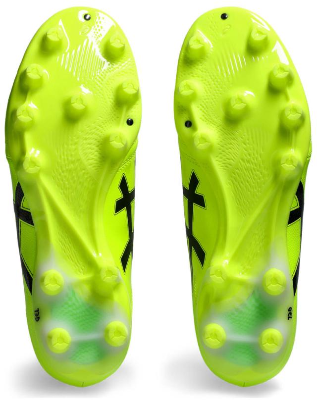 アシックス 1103A098-750-26.0 ユニセックス サッカー スパイク 固定式 DS LIGHT ADVANCE WIDE（SAFETY YELLOW/BLACK・サイズ：26.0cm）asics[1103A098750260] 返品種別A