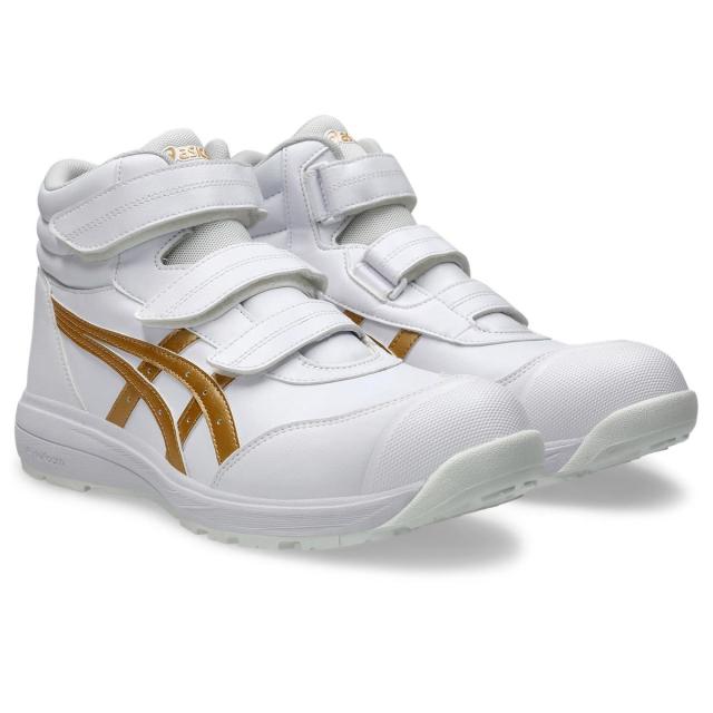 アシックス 1273A111.100-27.5 ウィンジョブ CP312 ホワイト×ピュアゴールド 27.5cmASICS WINJOB[1273A111100275] 返品種別B