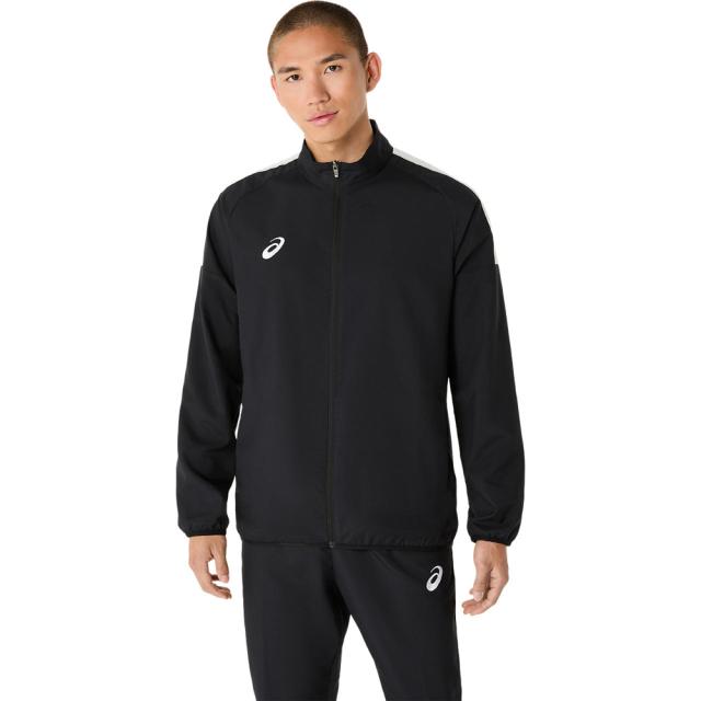 アシックス 2031E965-001-L ドライクロスロゴテープジャケット（パフォーマンスブラック・サイズ：L）asics[2031E965001L] 返品種別A