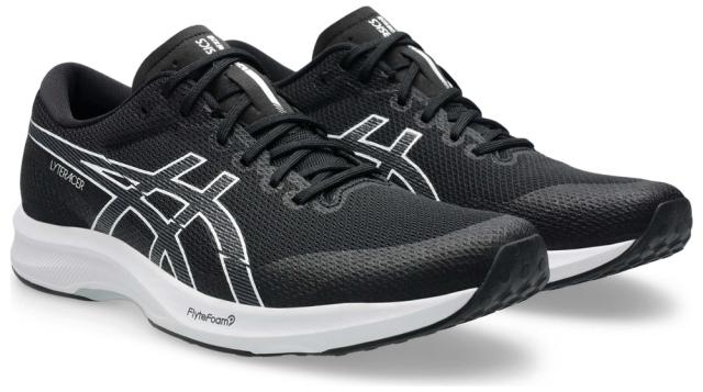 ASICS メンズ ランニングシューズ　LYTERACER TS 6-wide LYTERACER 5 &frasl;ライトレーサー(BLACK×WHITE) 1011B903(001) メンズ