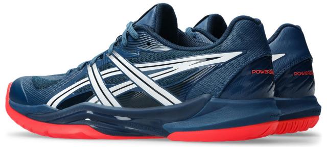 アシックス メンズ ハンドボールシューズ POWERBREAK FF（MAKO BLUE/WHITE・サイズ：27.5cm） asics 1071A101-400-27.5返品種別A