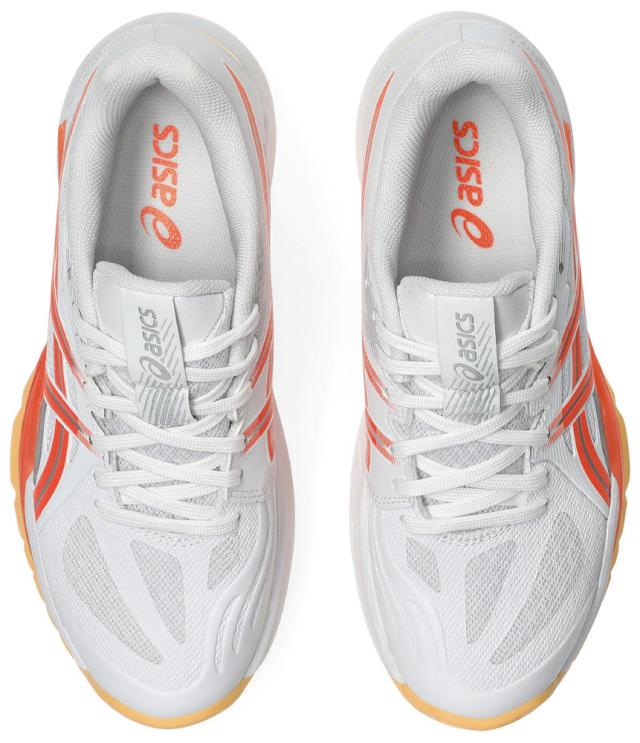 アシックス レディース ハンドボールシューズ POWERBREAK FF（WHITE/VIVID CORAL・サイズ：24.5cm） asics 1072A104-102-24.5返品種別A