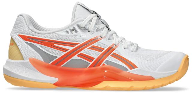 アシックス レディース ハンドボールシューズ POWERBREAK FF（WHITE/VIVID CORAL・サイズ：23.0cm） asics 1072A104-102-23.0返品種別A