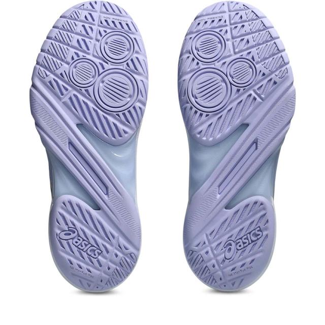 アシックス レディース ハンドボールシューズ POWERBREAK FF（BLUE FADE/CHAMPAGNE・サイズ：24.0cm） asics 1072A104-401-24.0返品種別A