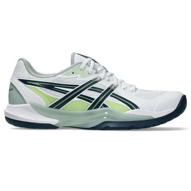 アシックス メンズ ハンドボールシューズ POWERBREAK FF（WHITE/TRANQUIL TEAL・サイズ：27.0cm） asics 1071A101-104-27.0返品種別A