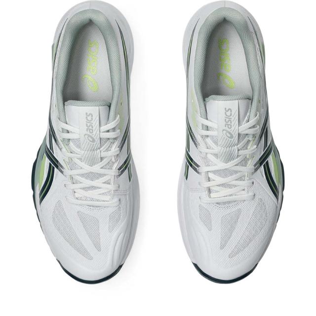 アシックス メンズ ハンドボールシューズ POWERBREAK FF（WHITE/TRANQUIL TEAL・サイズ：27.0cm） asics 1071A101-104-27.0返品種別A