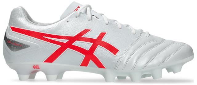 アシックス 1103A098-104-27.0 ユニセックス サッカー スパイク 固定式 DS LIGHT ADVANCE WIDE（WHITE/FLASH RED・サイズ：27.0cm）asics[1103A098104270] 返品種別A