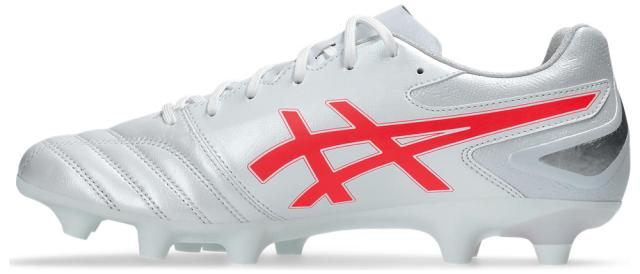 アシックス 1103A098-104-27.5 ユニセックス サッカー スパイク 固定式 DS LIGHT ADVANCE WIDE（WHITE/FLASH RED・サイズ：27.5cm）asics[1103A098104275] 返品種別A