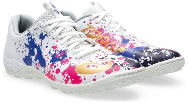 アシックス ユニセックス フットサル シューズ TOQUE 8 TF（WHITE/PURE GOLD・サイズ：27.5cm） asics 1113A045-101-27.5返品種別A