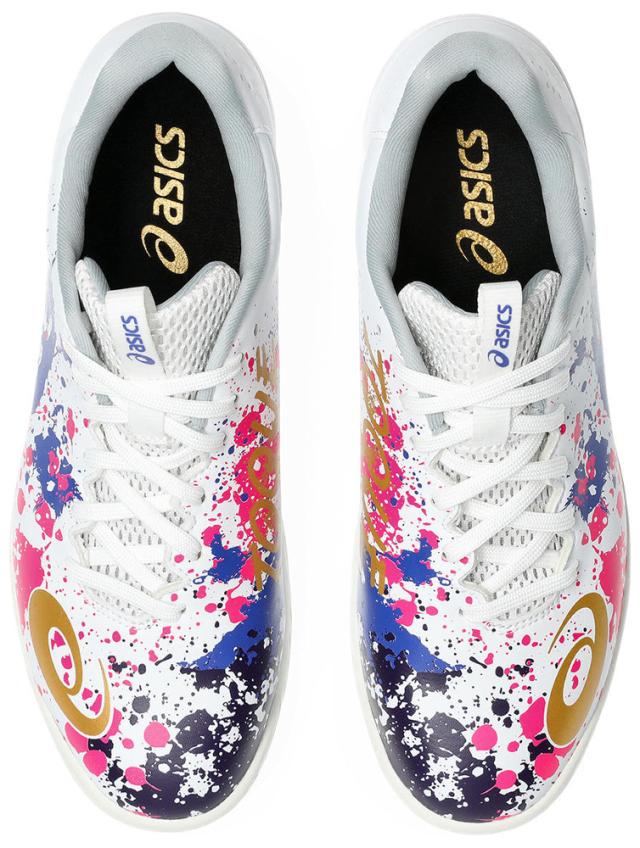 アシックス ユニセックス フットサル シューズ TOQUE 8 TF（WHITE/PURE GOLD・サイズ：27.5cm） asics 1113A045-101-27.5返品種別A_5