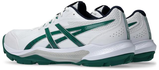 アシックス ユニセックス ハンドボールシューズ GEL-PEAKE 3（WHITE/JASPER GREEN・サイズ：28.0cm） asics 1113A057-101-28.0返品種別A