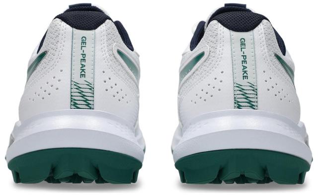 アシックス ユニセックス ハンドボールシューズ GEL-PEAKE 3（WHITE/JASPER GREEN・サイズ：28.0cm） asics 1113A057-101-28.0返品種別A