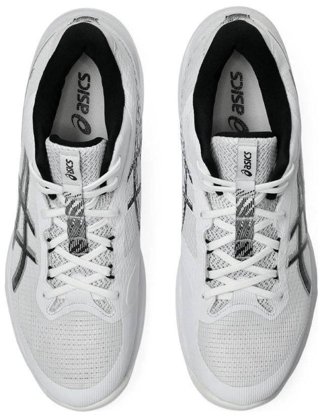アシックス 1053A071-100-25.0 ユニセックス バレーボールシューズ NETBURNER BALLISTIC FF MT 4（WHITE/BLACK・サイズ：25.0cm）asics[1053A071100250] 返品種別A